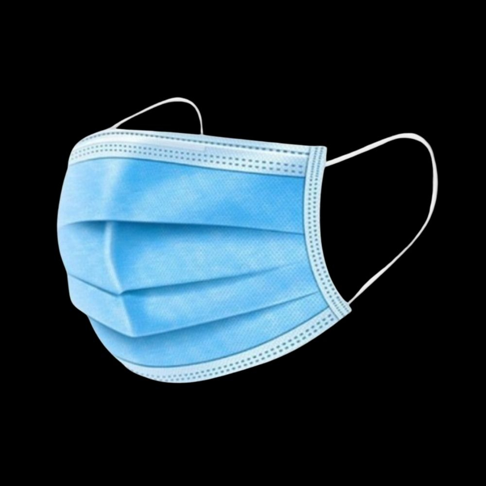Masque Chirurgical 3 plis - Type IIR - Adulte - Bleu - Boîte de 50